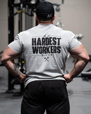 Black on Gray Logo Tee